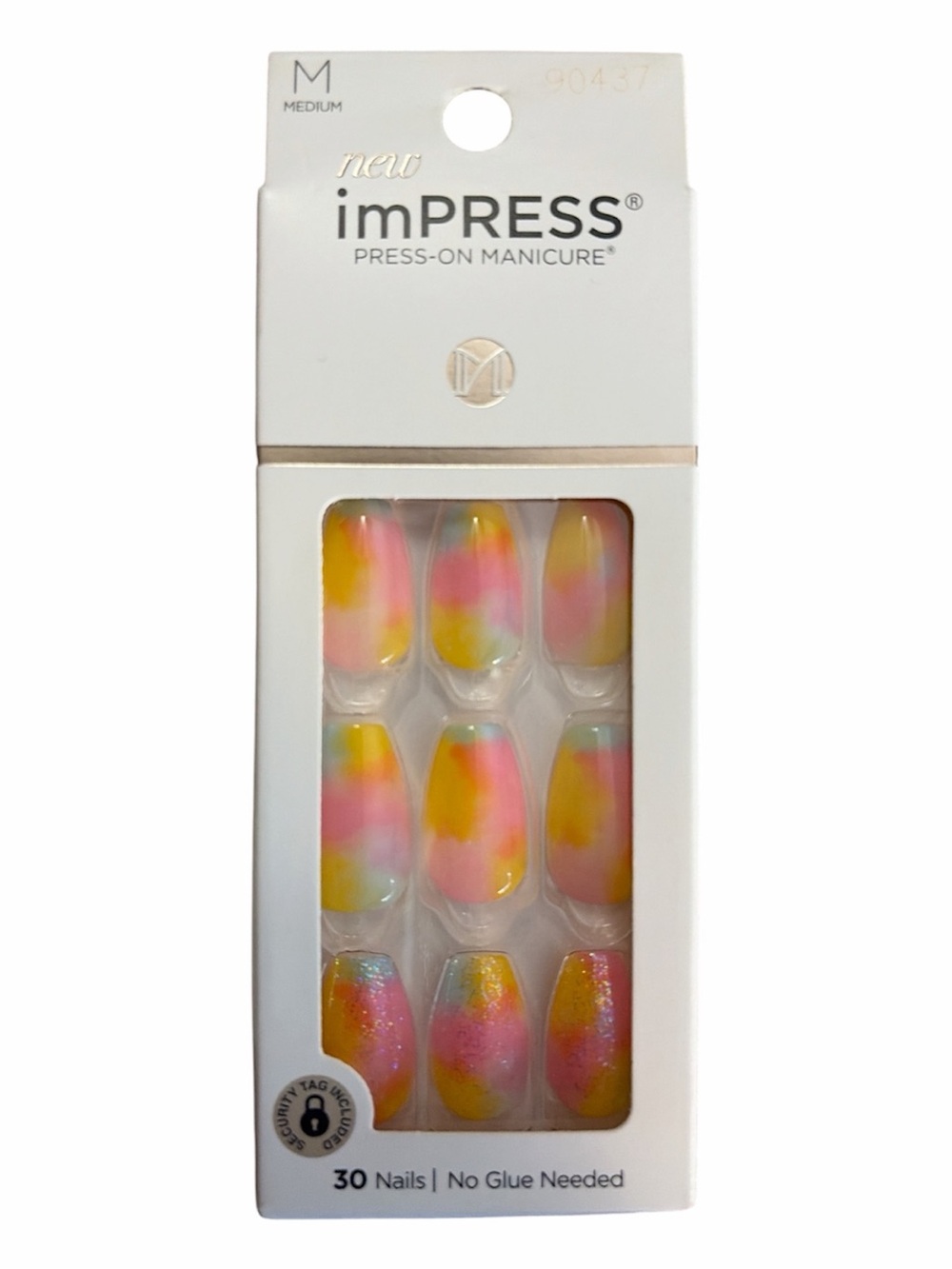 imPRESS Pastel Tie Dye Press-On Nails Set of 30 Nails